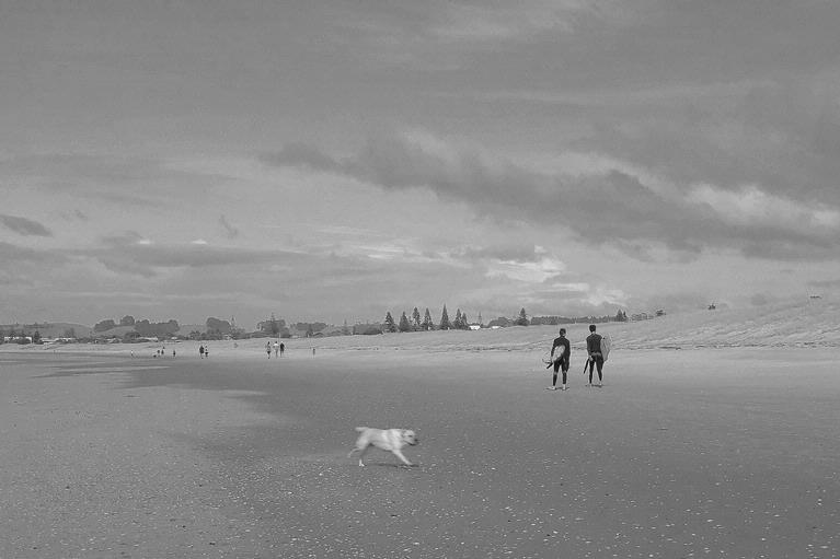 Saturday afternoon at the beach.